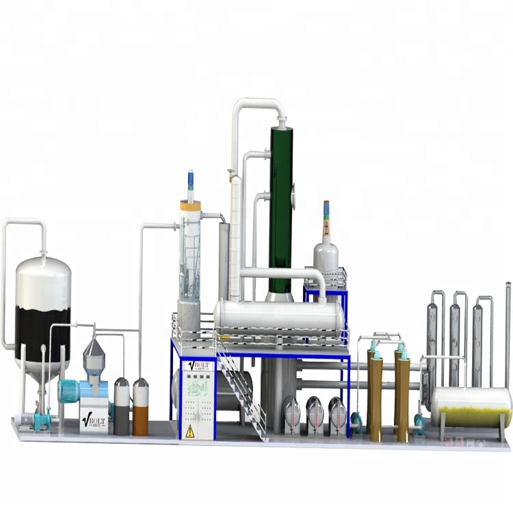 High Yields Product Used Lube Oil Vacuum Distillation Machine